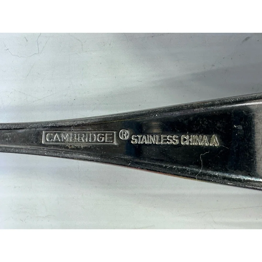 7 Cambridge Stainless Steel CHERISH Spoons Flatware